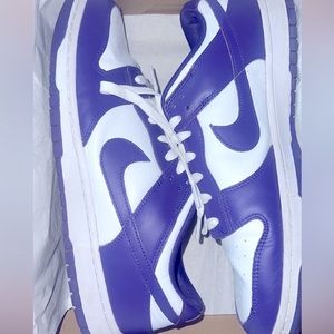 Nike court purple dunks